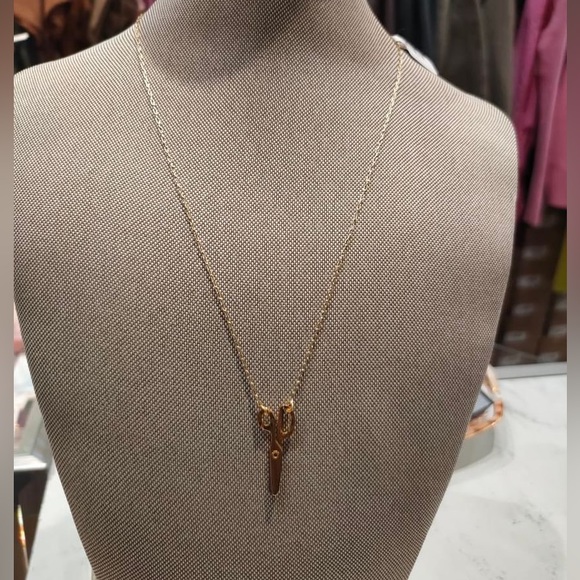 Vintage Scissor Chain Necklace - Picture 1 of 4